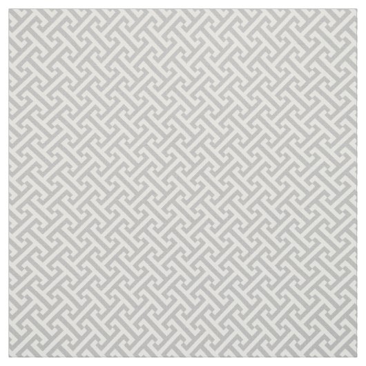 Light Gray Griry Key Pattern Stoff (Muster)