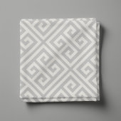 Light Gray Griry Key Pattern Stoff