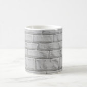 Light gray or white brick wall surface texture bac kaffeetasse (Mittel)