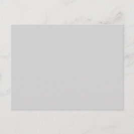 Light Gray Post Card Personalized Greeting Design Postkarte