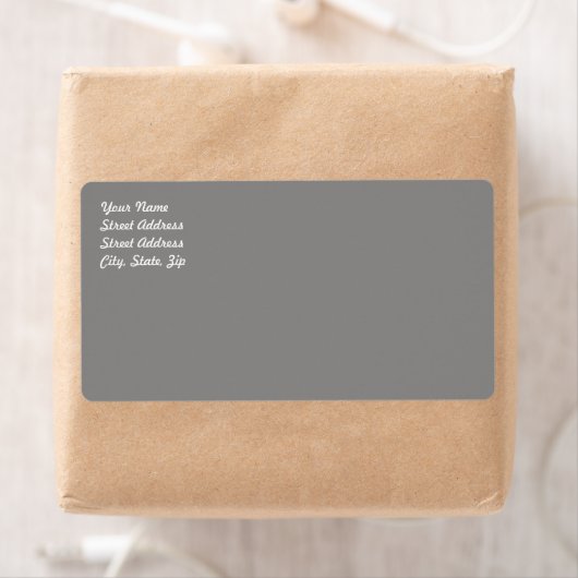 Light Gray Shipping Label (Insitu)