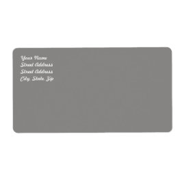 Light Gray Shipping Label