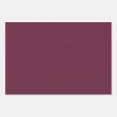 Light Gray Silver Glitzer Burgundy Brautparty Geschenkpapier Set (Vorderseite 2)