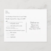 Light Gray & Silver Shiny Confetti Dots UAWG Einladungspostkarte (Rückseite)