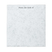 Light Gray Speckled Editor Notizblock (Vorderseite)