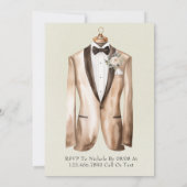 Light Green Bridesmaiers Bachelor Party Einladung (Rückseite)