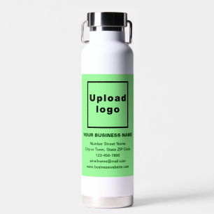 Light Green Business Brand on Insulated Trinkflasche
