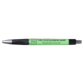 Light Green Business Brand on Pen Kugelschreiber (Vorderseite)