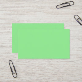 Light Green Business Card Visitenkarte