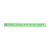 Light Green Business Rücksendeadresse Slim (Person)