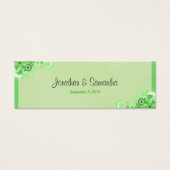 Light Green Floral Small Gastgeschenk Hochzeit Fev (Vorderseite)