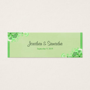 Light Green Floral Small Gastgeschenk Hochzeit Fev