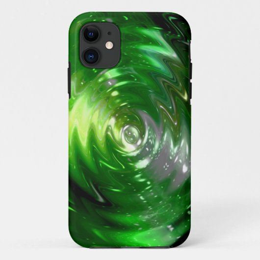 Light Green Galaxy Case-Mate iPhone Hülle (Rückseite)