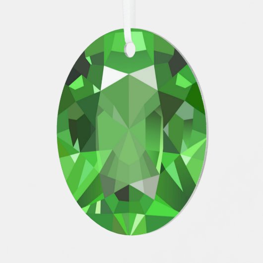 Light Green Gem Ornament (Vorderseite links)