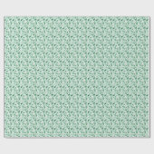 Light Green Gemstone Geschenkpapier (Flach)