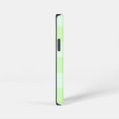 Light Green Gingham Karo Pattern iPhone Hülle (Rechte Seite)