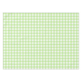 Light Green Gingham Table Tuch Tischdecke (Vorderseite (Horizontal))