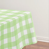 Light Green Gingham Table Tuch Tischdecke (Beispiel)