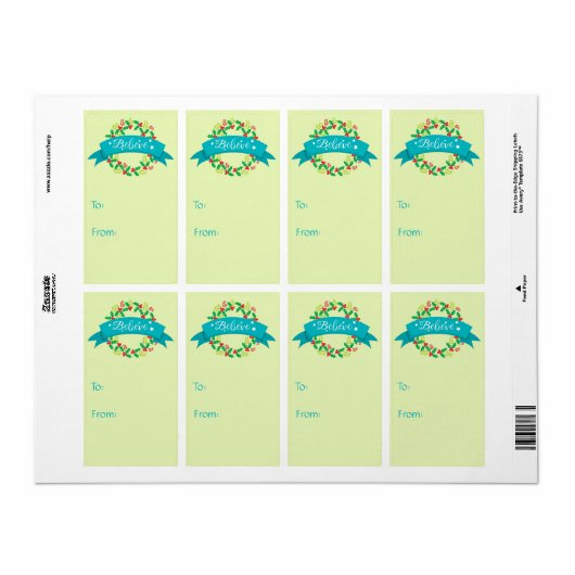 Light Green Glaube Weihnachten (Vorne)