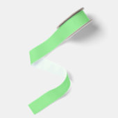 Light Green Grosgrain Ribbon Ripsband (Rückseite)