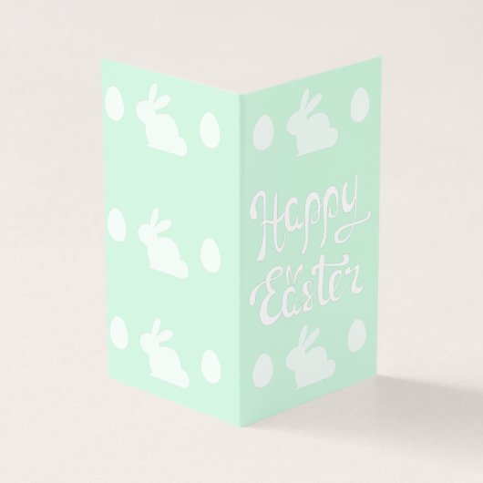 Light Green Happy Osterpackung mit 25 Mini Cards (Vorderseite)