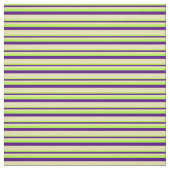 Light Green, Indigo & Tan Colored Lines Stoff (Muster)