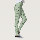 light green leggings with tie-dye design (Rechts)