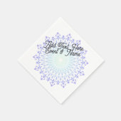 Light Green Light Lila Diamond Edge Napkins Serviette (Ecke)