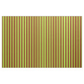 Light Green & Maroon Lines Muster Stoff (Fat Quarter (45,7 x 55,9 cm))