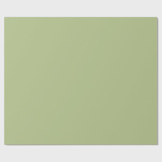 Light Green Matcha Geschenkpapier (Flach)