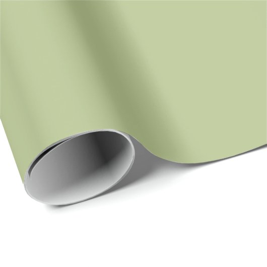 Light Green Matcha Geschenkpapier (Rolleneckpunkt)