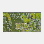 Light Green PCB Circuit Board Design for IT Pros Schreibtischunterlage (Vorderseite)