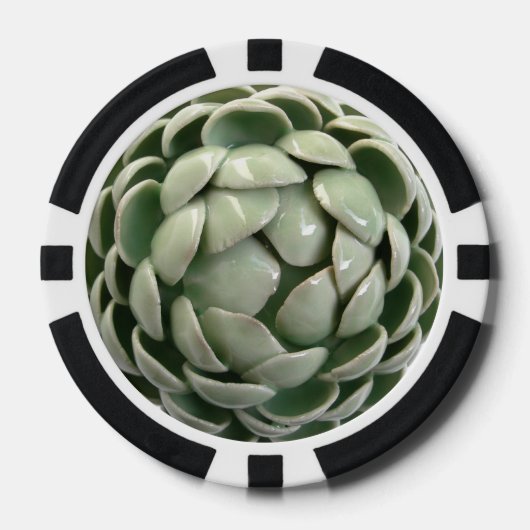 Light Green Poker Chip (Vorderseite)