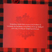 Light Green, Red Logo, White Snow Christmas Einladung