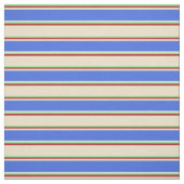Light Green, Red, Tan, Royal Blue und White Stoff (Muster)