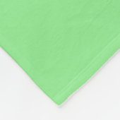Light Green Ribbon Grunge Herz Fleecedecke (Ecke)