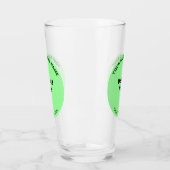 Light Green Round Shape Business Brand, Glass Cup Glas (Links)