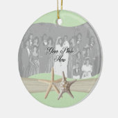 Light Green Starfish Foto Keramik Ornament (Links)