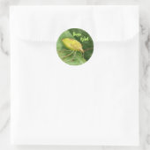 Light Green Stink Bug Runder Aufkleber (Tasche)