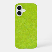 Light Green Texture Artistic iPhone 16 Hülle (Rückseite)