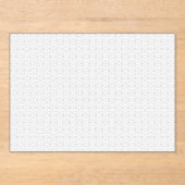 Light Grey Geometric Tile Pattern Acryleinladungen (Vorderseite)