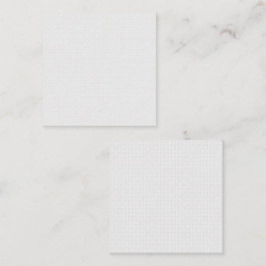 Light Grey Geometric Tile Pattern Quadratische Visitenkarte (Vorne/Hinten)