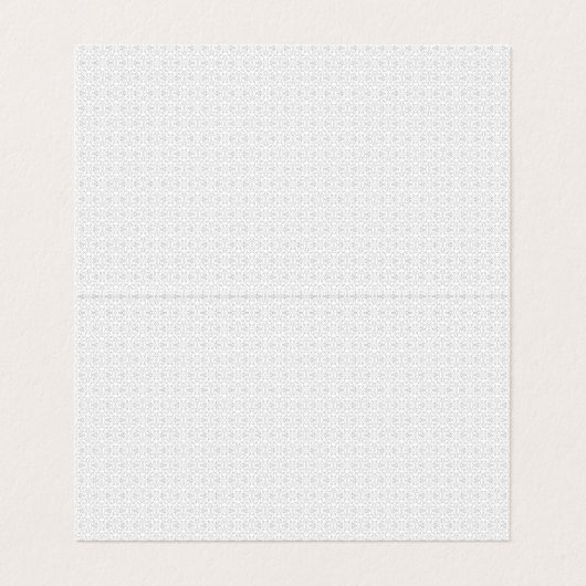 Light Grey Geometric Tile Pattern Visitenkarten (Innenseite Aufgefaltet)