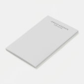 Light Grey Professional Modern Plain Minimalist Post-it Klebezettel (angewinkelt)