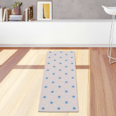 Light Grey Stars Pattern Yoga Mat Yogamatte