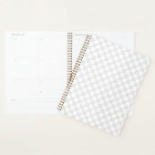 Light Grey White Checkered Checkerboard Planer (Anzeige)