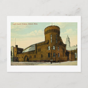 Light Guard Armory Detroit, Michigan Postkarte