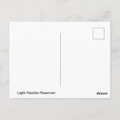 Light Hazzles Reservoir Postkarte (Rückseite)