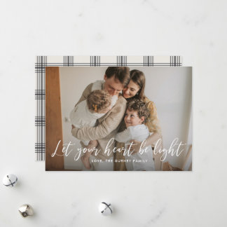 Light Heart Holiday Card Feiertagskarte
