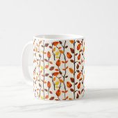 Light Herbstlaubs Pattern Kaffeetasse (Vorderseite Links)